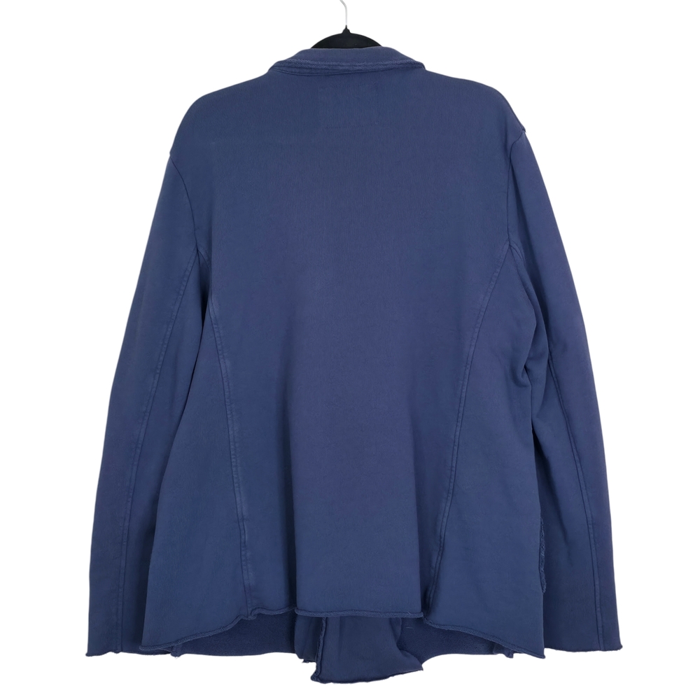 Frank & Eileen Belfast Jacket Atlantic Slate Blue Triple Fleece Peacoat Size L - Picture 6 of 7